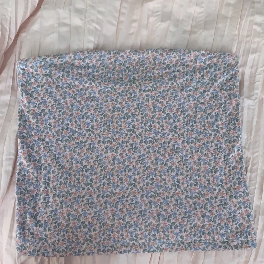 AEO Floral tube top